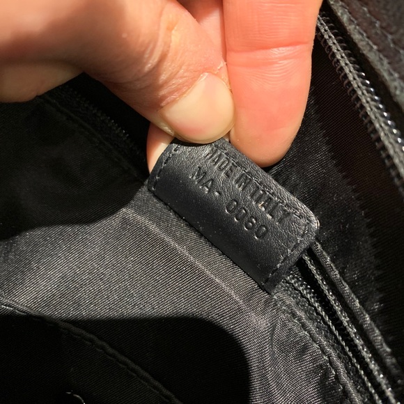 Dior Black Ostrich Double Saddle Bowler - Picture 7 of 11